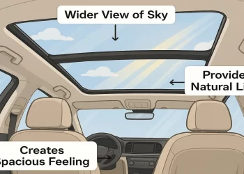 Panoramic sunroof for lead generation